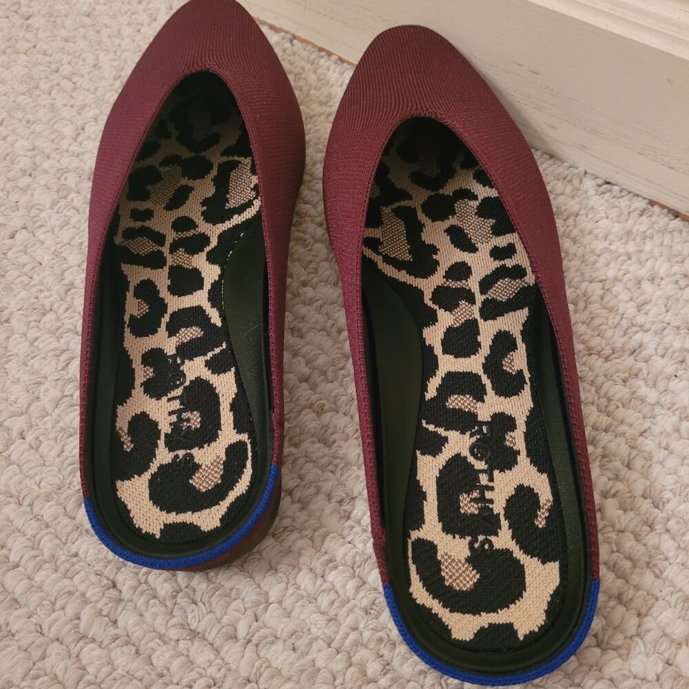 NWOT Rothy’s Black Cherry Almond Demi Slip On Mule, Size 11 - Picture 4 of 7